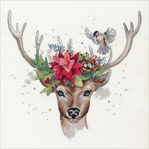 (image for) Woodland Deer Counted Cross Stitch Kit